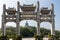 Po Ling Monastery entrance gate and Tian Tan Buddha