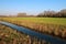 Po Valley Panorama Landscape Characteristic Fields Cultivation Wheat Rice Italy Italian