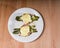 Poached egg sandwhich with asparagus