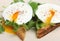 Poached Eggs on Toast with Watercress