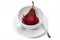 Poached Pear in Cup