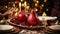 poached pear in wine, a luxurious Christmas culinary