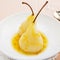 Poached Pears in Citrus Juice