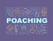 Poaching word concepts banner