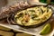 Poblano peppers and mushroom queso dip