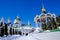 Pochaev lavra. View from holy gate.