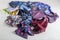 Pocket Square; handwork colorful Handkerchief fabric textile