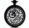 Pocket Watch Silhouette