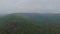 Pocono Pennsylvania landscape view of foggy mountains