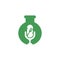 Podcast food lab shape concept logo icon designs