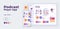 Podcasts player app screen vector adaptive design template
