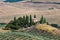 Podere Belvedere nestled amongst the famous Tuscan landscape, Tuscany Italy Europe EU