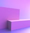 Podium background, product pedestal, 3D stage stand platform. Pink product display podium pedestal platform cubes