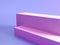 Podium pedestal or display stand, product background. 3D platform pedestal podium stage stairs on gradient background