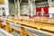 Podmilacje, Bosnia and Herzegovina - July 17, 2019. Interior of area around Church of St John in Bosnia and Herzegovina