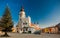 PODOLINEC, SLOVAKIA, 01 JAN 2016: Podolinec is a little historic