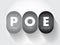 PoE - Power Over Ethernet describes any of several standards or ad hoc systems that pass electric power along with data on twisted