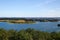 The Poehl dam on river Trieb near the town of Plauen in Saxony, Germany. Known as the Vogtland Sea, it is a popular place for