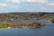 The Poehl dam on river Trieb near the town of Plauen in the Vogtland district of Saxony, Germany. It is often referred to as the