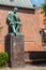 Poet Emanuel Geibel statue, Lubeck, Germany