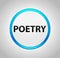 Poetry Round Blue Push Button