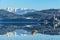 Poetschach - A little village at the Woerthersee with mountains in the back in Carinthia