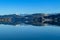 Poetschach - A little village at the Woerthersee with mountains in the back in Carinthia