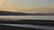 Pohara Beach at sunset, summer scene in New Zealand