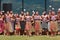 Poi dance by Maori women, New Zealand