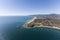 Point Dume Shoreline Aerial Malibu California