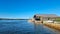 Point Froward - View from Mutton Cove quay. The view from the waterfront shows the location of what was the first Dockyard