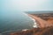 Point Reyes national seashore coastline. Amazing nature view in USA