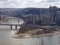 Point State Park in Pittsburgh PA view from Mt Washington at the Three Rivers