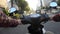 A point of view of driving timelapse by bike on the urban street in Tokyo.