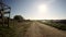 Point of view shot of riding a bicycle