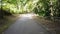 Point of view shot of riding a bicycle