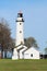 Pointe aux Barques Lighthouse, built in 1848