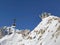 Pointe Helbronner station along the Skyway Monte Bianco, Courmayeur town, Italy