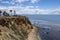 Pointe Vincente at Rancho Palos Verdes California with Cloudy Sky