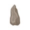 Pointed stone, tool of prehistoric man vector Illustration on a white background