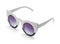 Pointed Sun Glasses Purple Lenses
