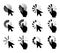 Pointer cursors icons: mouse hand arrow.