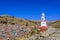 Pointing Inca statue in Puno