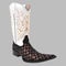 Pointy mexican cowboy boot