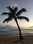 Poipu Beach during Sunset on Kauai Island in Hawaii.