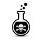 Poison bottle vector icon