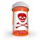 Poison Skull and Crossbones Medicine Bottle