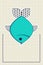 Poisson d'avril. French April Fool's Day poster fish. Flat style. Vector illustration.