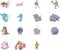 Pokemon collection of logo vector new