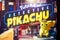 Pokemon Detective Pikachu movie standee in front of theatre to promote movie